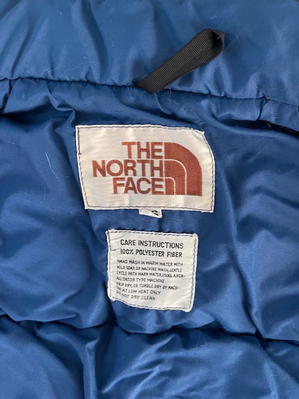 Vintage The North Face Mens Puffer Vest Size XS Brown Label 70s 80s Gorpcore